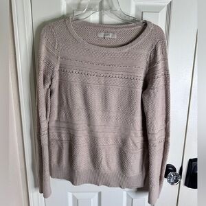 Ann Taylor Loft- Crew neck knit sweater